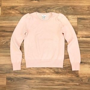 JOIE Crewneck Pullover Wool Cashmere Sweater Pink
